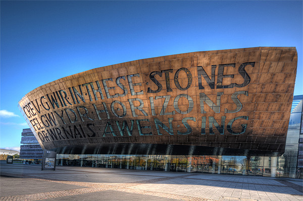 Wales Millennium Centre 3 Picture Board by Steve Purnell