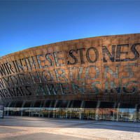 Buy canvas prints of Wales Millennium Centre 3 by Steve Purnell