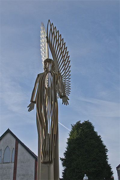 The Angel of Bargoed 3 Picture Board by Steve Purnell