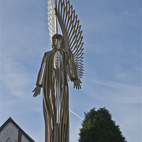 Buy canvas prints of The Angel of Bargoed 3 by Steve Purnell