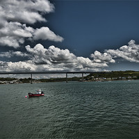 Buy canvas prints of Majestic Cleddau A Serene Waters Symphony by Steve Purnell