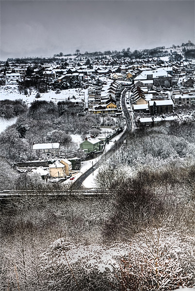 Welsh Winter Scene Picture Board by Steve Purnell