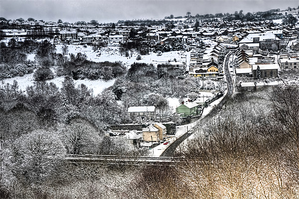 Welsh Winter Scene 2 Picture Board by Steve Purnell