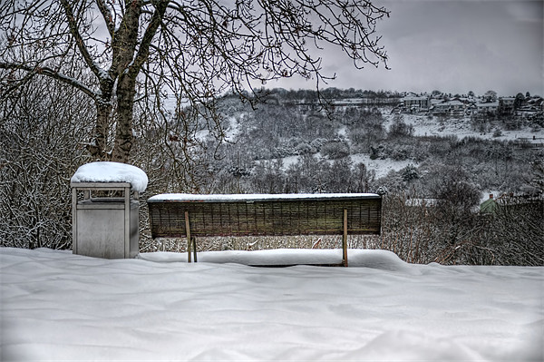 Cold Seat with a View Picture Board by Steve Purnell