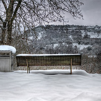 Buy canvas prints of Cold Seat with a View by Steve Purnell