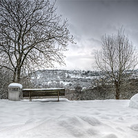 Buy canvas prints of Cold Seat with a View 2 by Steve Purnell