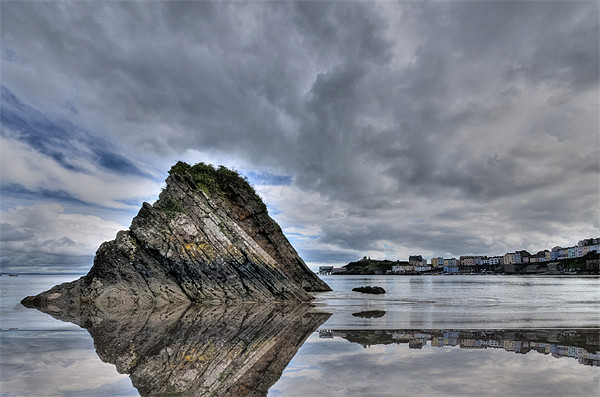 Reflections of Tenby 2 Picture Board by Steve Purnell