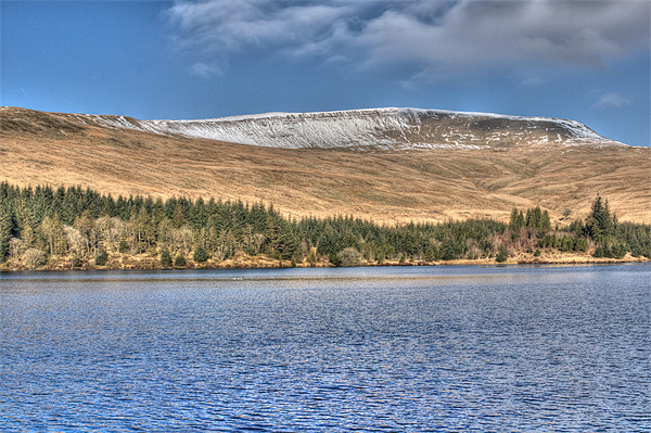 Fan Fawr and Beacons Reservoir 1 Picture Board by Steve Purnell