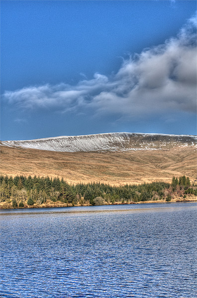 Fan Fawr and Beacons Reservoir 3 Picture Board by Steve Purnell