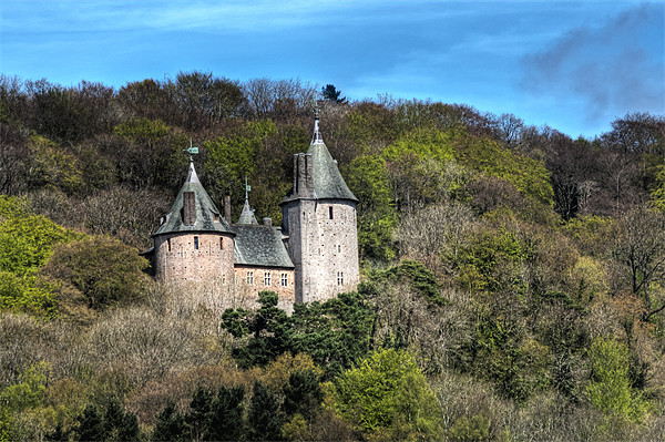 Castell Coch Cardiff Picture Board by Steve Purnell