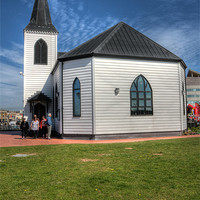 Buy canvas prints of The Norwegian Church by Steve Purnell