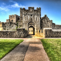 Buy canvas prints of St Donats Castle by Steve Purnell
