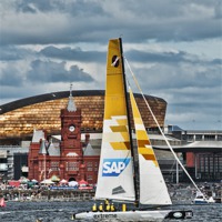 Buy canvas prints of Extreme 40 Team SAP Extreme Sailing by Steve Purnell