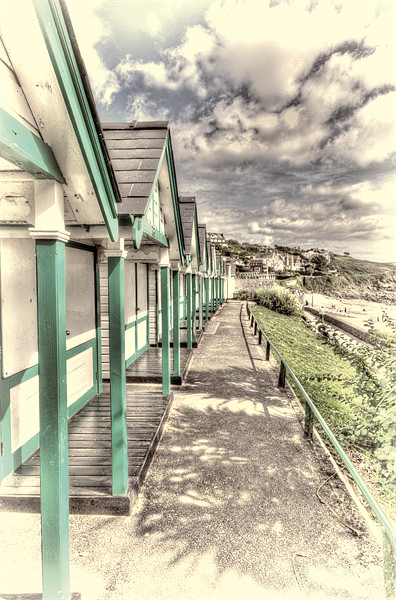 Langland Bay Beach Huts 2 Picture Board by Steve Purnell