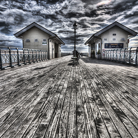 Buy canvas prints of Penarth Pier 4 by Steve Purnell