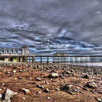 Buy canvas prints of Penarth Pier 7 by Steve Purnell