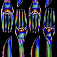 Buy canvas prints of Forks and knives by Steve Purnell