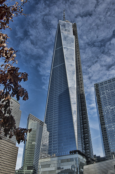 One World Trade Center Picture Board by Steve Purnell
