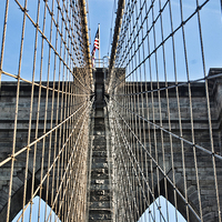 Buy canvas prints of Brooklyn Bridge by Steve Purnell