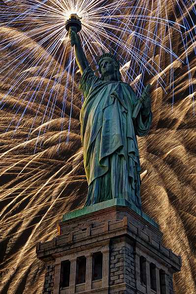 Liberty Fireworks Picture Board by Steve Purnell