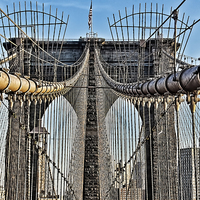 Buy canvas prints of Brooklyn Bridge 3 by Steve Purnell