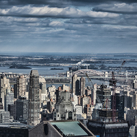 Buy canvas prints of Majestic New York Skyline by Steve Purnell