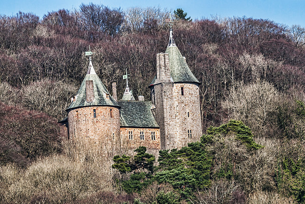 Enchanting Castell Coch Picture Board by Steve Purnell
