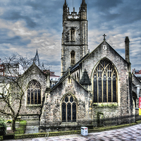 Buy canvas prints of St John The Baptist Church Cardiff by Steve Purnell