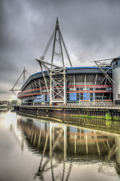 The Millennium Stadium Reflections Picture Board by Steve Purnell