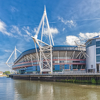 Buy canvas prints of Wales Millennium Stadium 1 by Steve Purnell