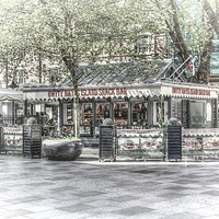 Buy canvas prints of Hayes Island Snack Bar Cardiff 2 by Steve Purnell