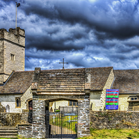 Buy canvas prints of  St Sannans Church Bedwellty by Steve Purnell