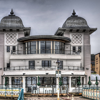 Buy canvas prints of The Pavilion Penarth Pier by Steve Purnell