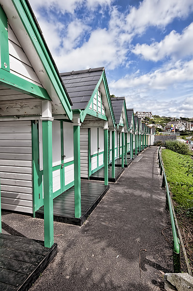 Beach Huts Langland Bay Swansea 2 Picture Board by Steve Purnell