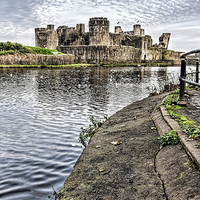 Buy canvas prints of Caerphilly Castle 2 by Steve Purnell