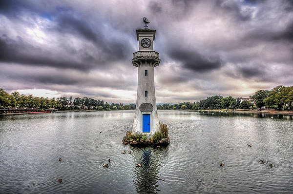 Scott Memorial Lighthouse Roath Park Cardiff 1 Picture Board by Steve Purnell