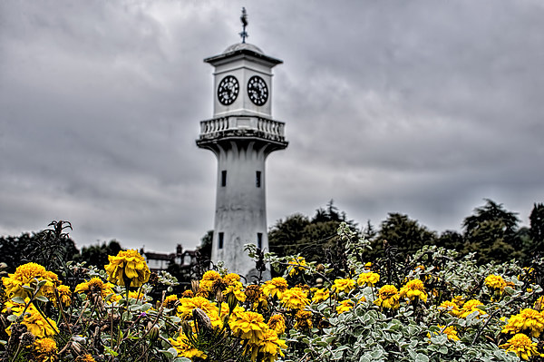 Scott Memorial Lighthouse Roath Park Cardiff 4 Picture Board by Steve Purnell