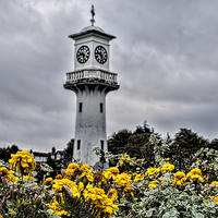 Buy canvas prints of Scott Memorial Lighthouse Roath Park Cardiff 4 by Steve Purnell
