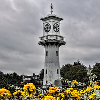 Buy canvas prints of Scott Memorial Lighthouse Roath Park Cardiff 5 by Steve Purnell