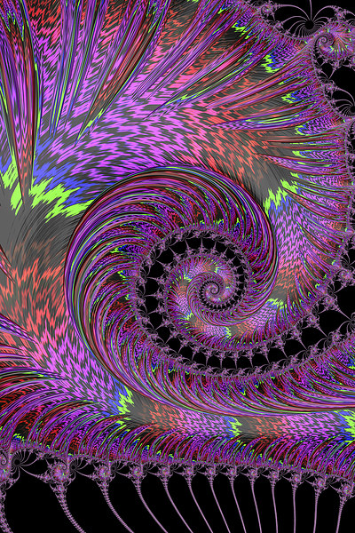 Purple Swirl Picture Board by Steve Purnell