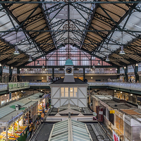 Buy canvas prints of A Victorian Market Gem in Cardiff by Steve Purnell