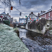Buy canvas prints of A Frosty Morning In Talgarth by Steve Purnell