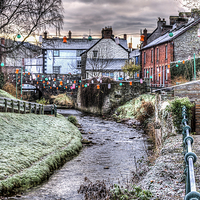 Buy canvas prints of Frosty Morning at Talgarth, Powys by Steve Purnell