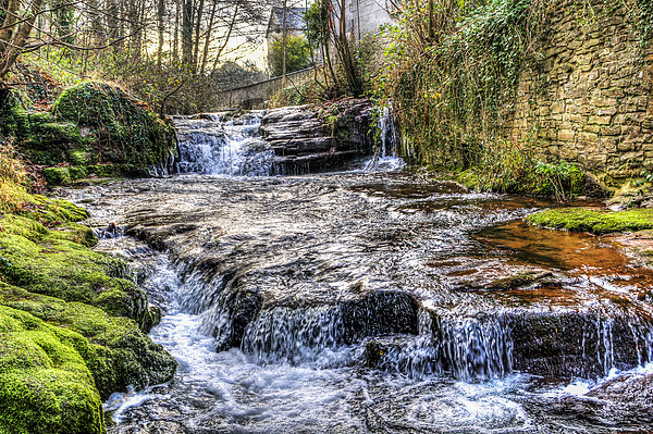 Talgarth Waterfall 1 Picture Board by Steve Purnell