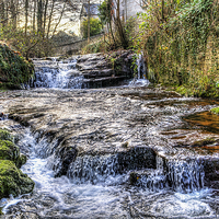 Buy canvas prints of Talgarth Waterfall 1 by Steve Purnell