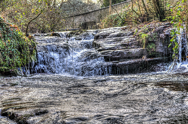 Talgarth Waterfall 2 Picture Board by Steve Purnell