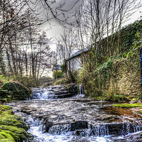 Buy canvas prints of Talgarth Waterfall 5 by Steve Purnell