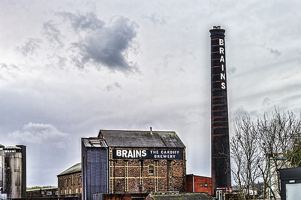 The Iconic Brains Brewery in Cardiff Picture Board by Steve Purnell