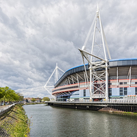 Buy canvas prints of Wales Millennium Stadium Cardiff by Steve Purnell