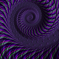 Buy canvas prints of Purple Spiral by Steve Purnell